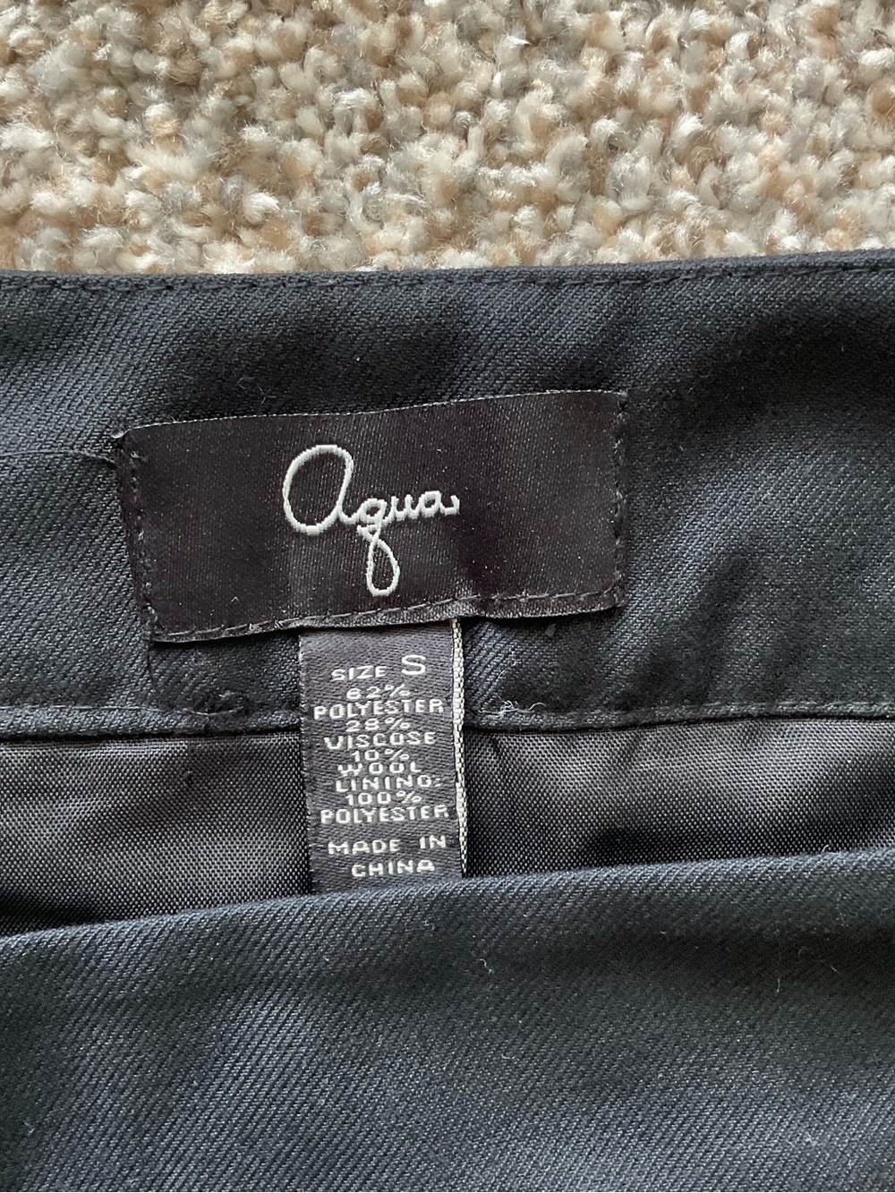 Aqua Black A-Line Skirt with Silver Studs - Picture 3 of 7